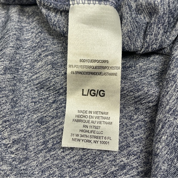 REEBOK gray logo workout racerback tank top, size L - Picture 11 of 12